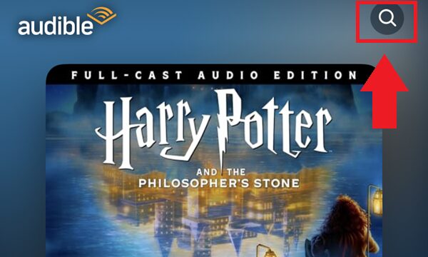 「虫眼鏡アイコン」をタップ